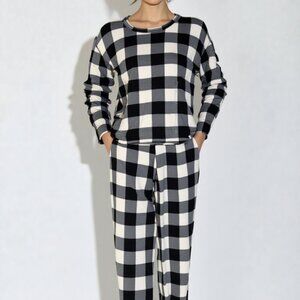Pajama Set Sleep Chic‎ Color Black/White size S